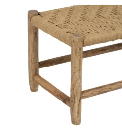 Ławka NEBERNLI 92 cm drewno mango naturalna*Zona-Design Discount