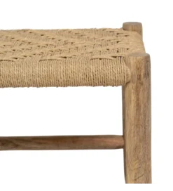 Ławka NEBERNLI 92 cm drewno mango naturalna*Zona-Design Discount