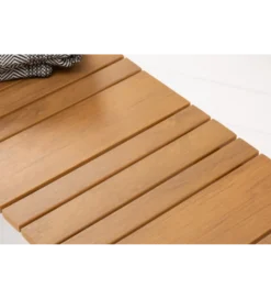 Ławka ogrodowa TORTUGA 123 cm w optyce drewna*Invicta Interior - przedsprzedaż Discount