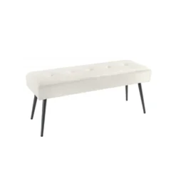 Ławka OLIWIA III 100 cm kremowa*Invicta Interior Discount