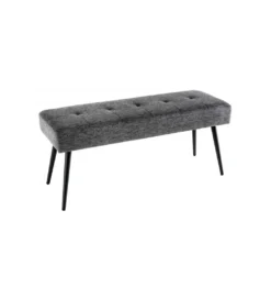 Ławka OLIWIA III 100 cm szara*Invicta Interior Sale