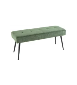 Ławka OLIWIA III 100 cm szturks zielona*Invicta Interior Outlet