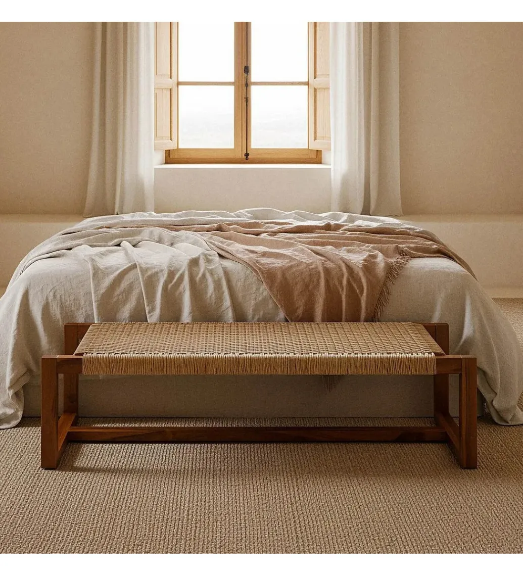 Ławka PASMERI 138 cm drewno teak*Zona-Design Online