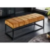 Ławka PETIT BEAUTÉ 110 cm musztardowa*Invicta Interior Outlet