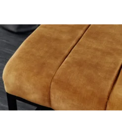 Ławka PETIT BEAUTÉ 110 cm musztardowa*Invicta Interior Outlet