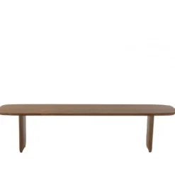 Ławka RETO 190 cm drewno akcja brązowa*J-Line Clearance