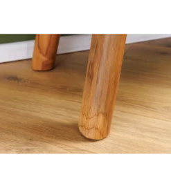 Ławka ROOT 100 cm drewno teak naturalny brąz*Invicta Interior New