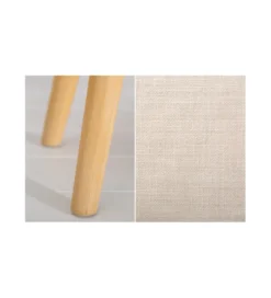 Ławka Scarlett 90 cm beżowa*Invicta Interior Hot