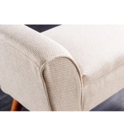 Ławka SCARLETT 90 cm beżowa*Invicta Interior Outlet