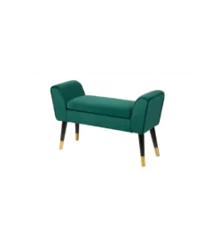 Ławka SCARLETT 90 cm szmaragdowa*Invicta Interior Hot