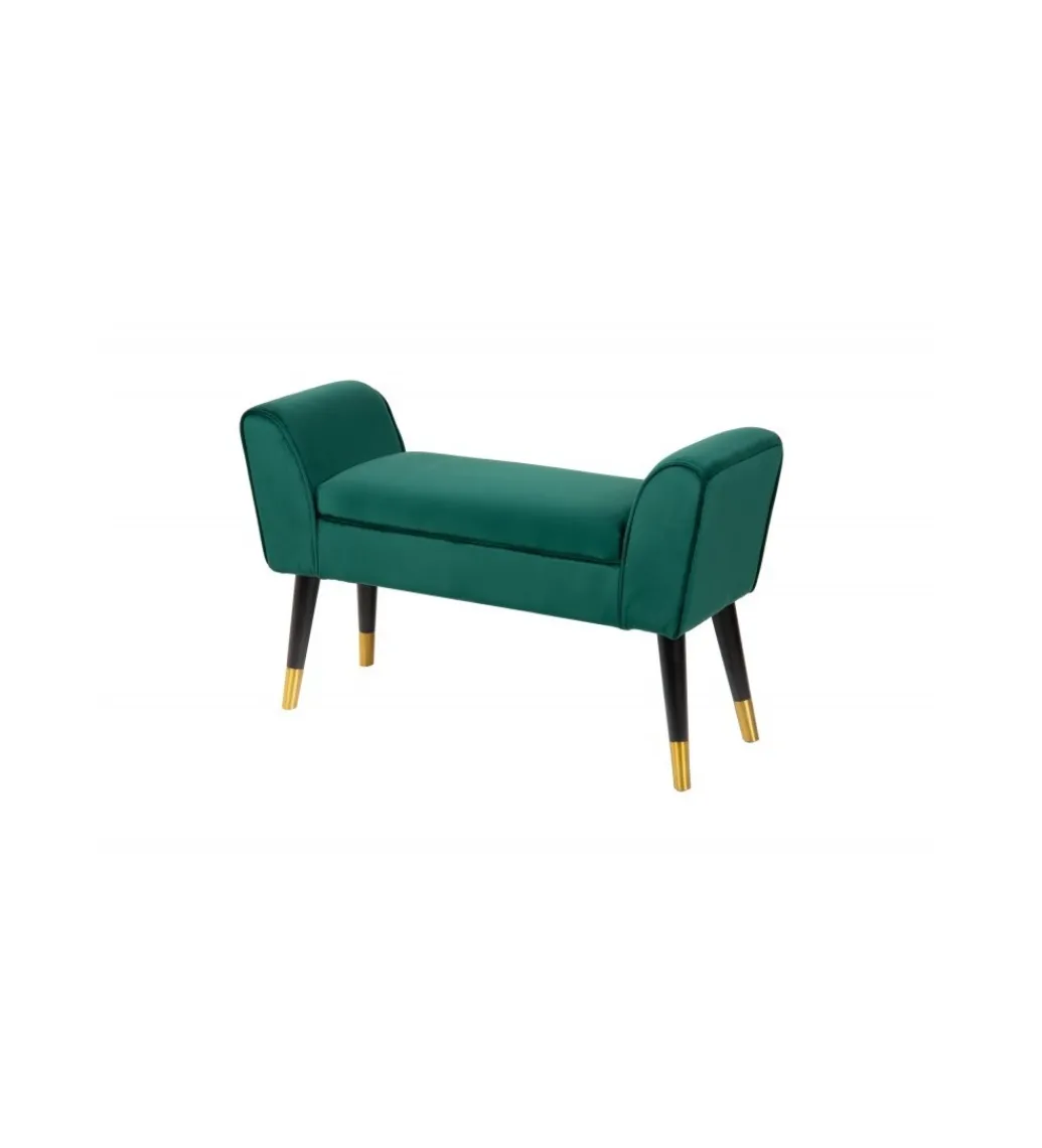 Ławka SCARLETT 90 cm szmaragdowa*Invicta Interior Hot