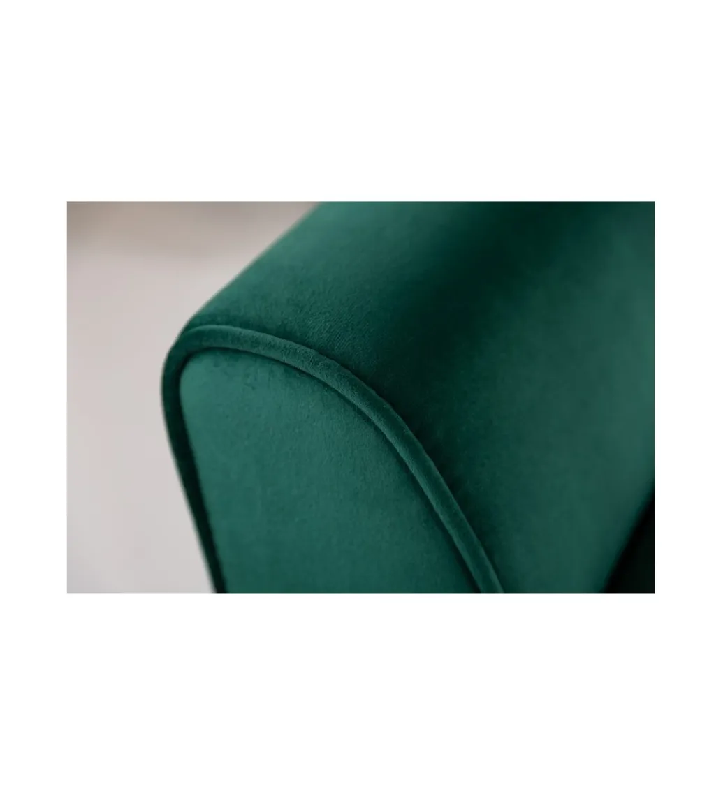 Ławka SCARLETT 90 cm szmaragdowa*Invicta Interior Hot