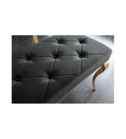 Ławka TRENTINO Modern Barock 172 cm czarna*Invicta Interior Sale