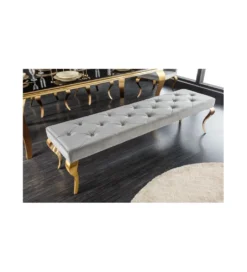 Ławka TRENTINO Modern Barock 172 cm szara*Invicta Interior Sale