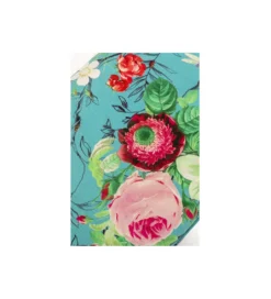 Ławka TRONO FLOWER FEVER 140 cm niebieska*KARE Clearance