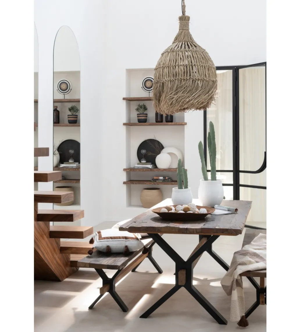 Ławka VINTAGE 180 cm naturalne drewno*J-Line Discount