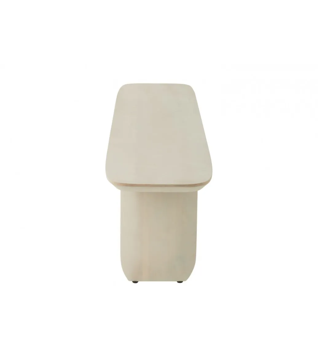 Ławka VIOLEN 190 cm drewno akcja biała*J-Line Outlet