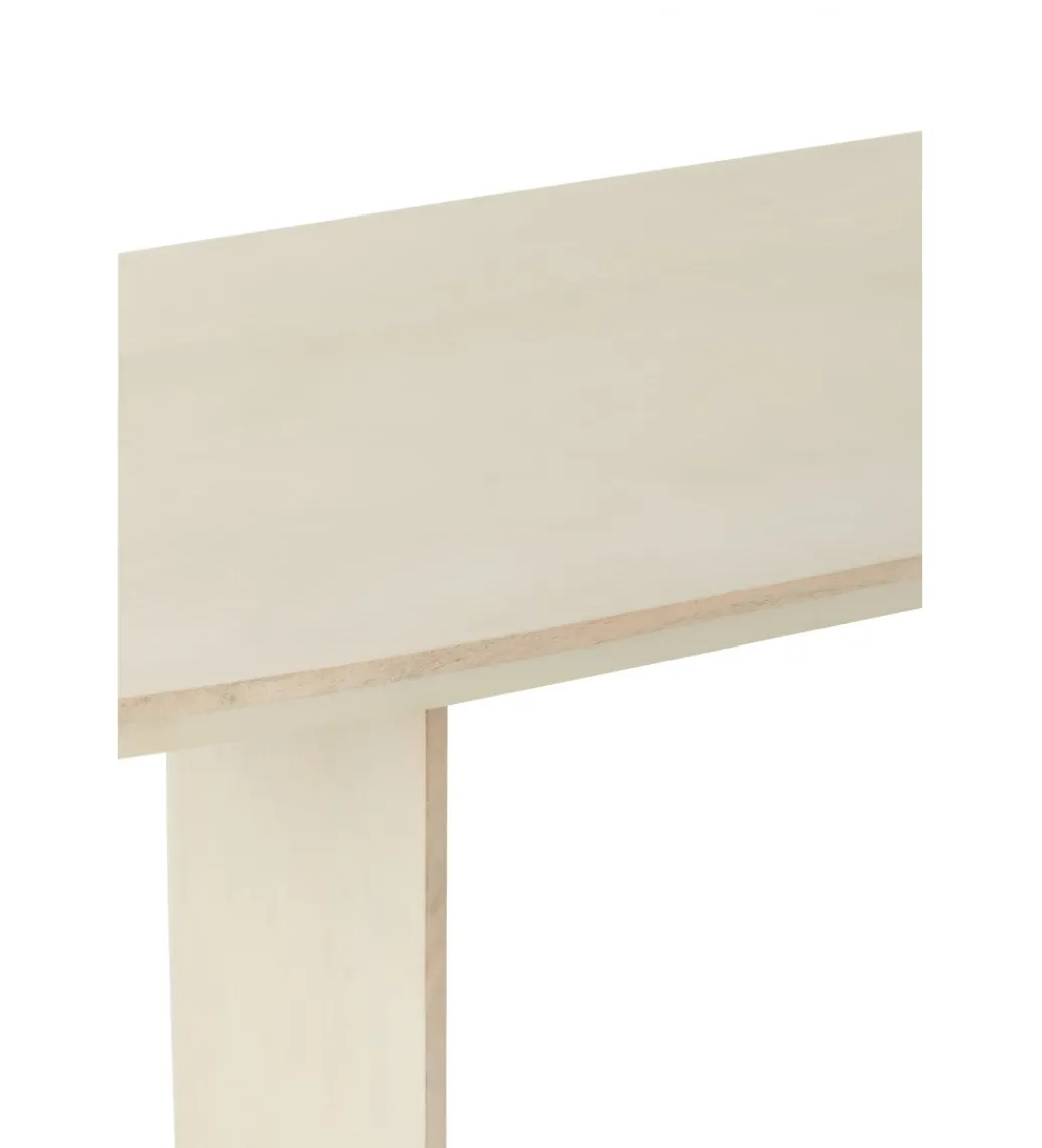 Ławka VIOLEN 190 cm drewno akcja biała*J-Line Outlet