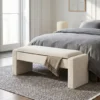 Ławka WESTEMA 117 cm kremowa*Zona-Design