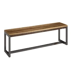 Ławka WOHNLING 120 cm drewno mango*WOHNLING, GERMANY Clearance