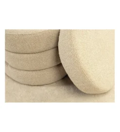 Ławka z schowkiem VOQUE 115 cm bouclé taupe*Invicta Interior Clearance