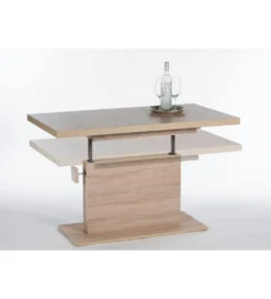Ławo stół rozkładany MONACO 120 cm - 160 cm  w kolorze dąb sonoma*MCA Hot
