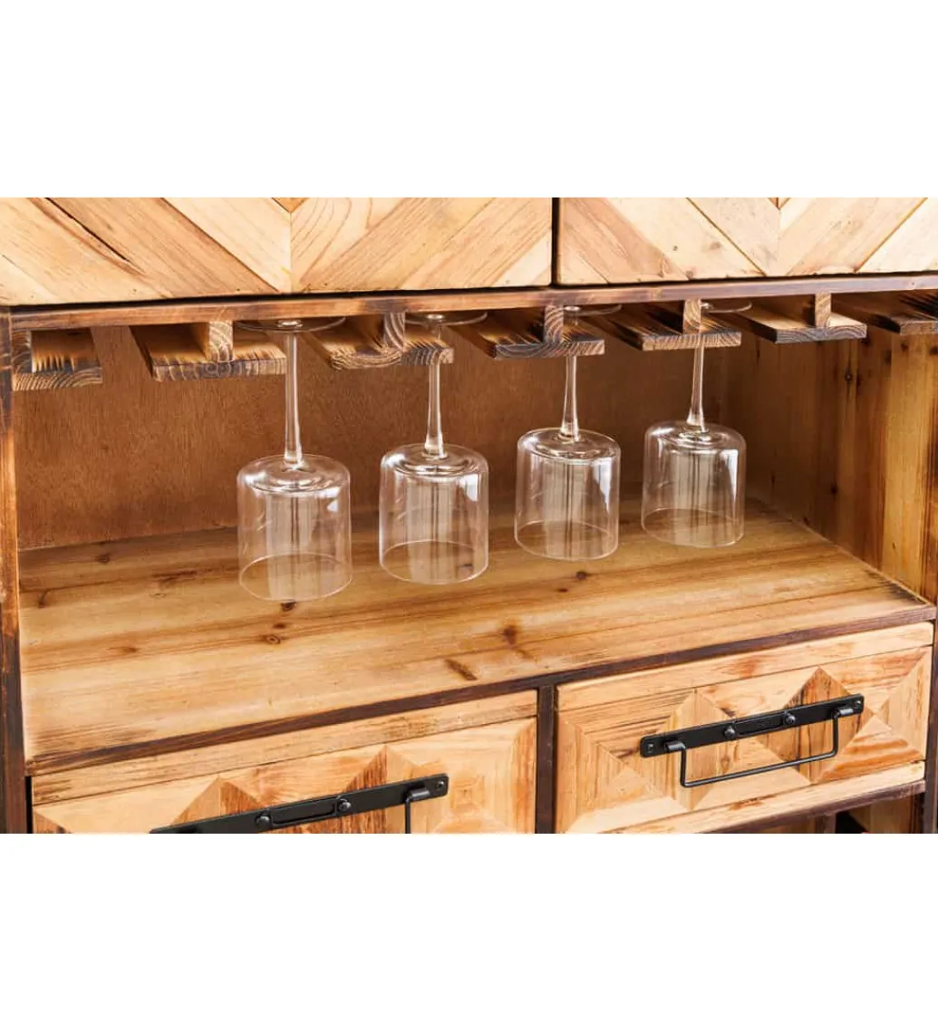 Barek BODEGA 160 cm naturalny*Invicta Interior Outlet
