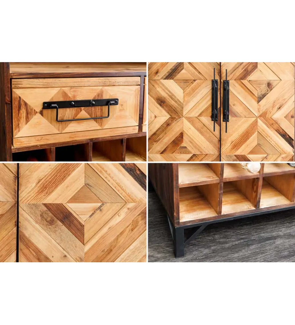 Barek BODEGA 160 cm naturalny*Invicta Interior Outlet