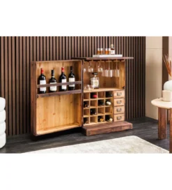Barek BODEGA 90 cm naturalny*Invicta Interior Clearance
