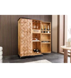 Barek BODEGA 120 cm naturalny*Invicta Interior Clearance