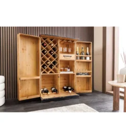 Barek BODEGA 120 cm naturalny*Invicta Interior Clearance