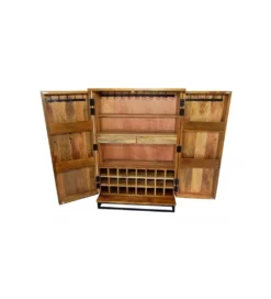 Barek komoda DAVIDE Scorpion 140 cm drewno mango brąz*Invicta Interior Best