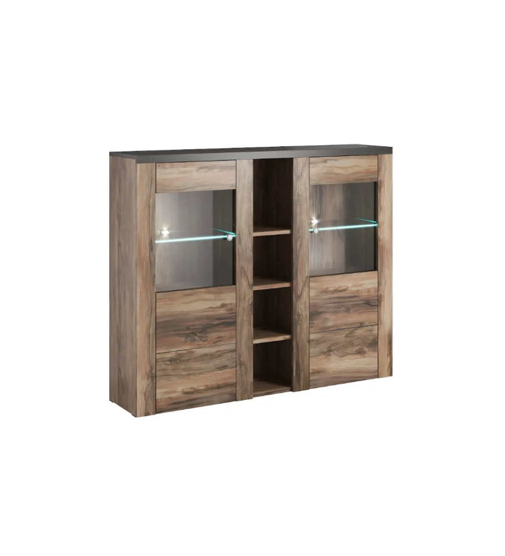 Barek LARONA 155 Cm O Wybarwieniu Satin Nussbaum z kolorem Touchwood*Helvetia Discount