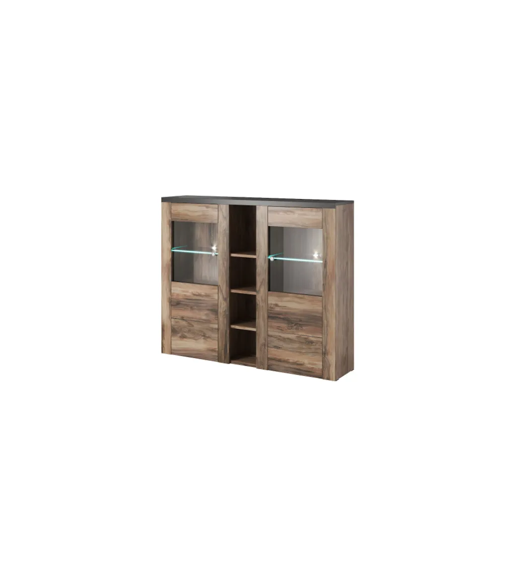 Barek LARONA 155 Cm O Wybarwieniu Satin Nussbaum z kolorem Touchwood*Helvetia Discount