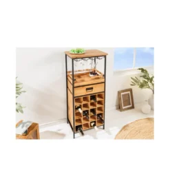 Barek na wino TULUZA 48 cm drewno sosna*Invicta Interior Sale