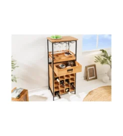 Barek na wino TULUZA 48 cm drewno sosna*Invicta Interior Sale