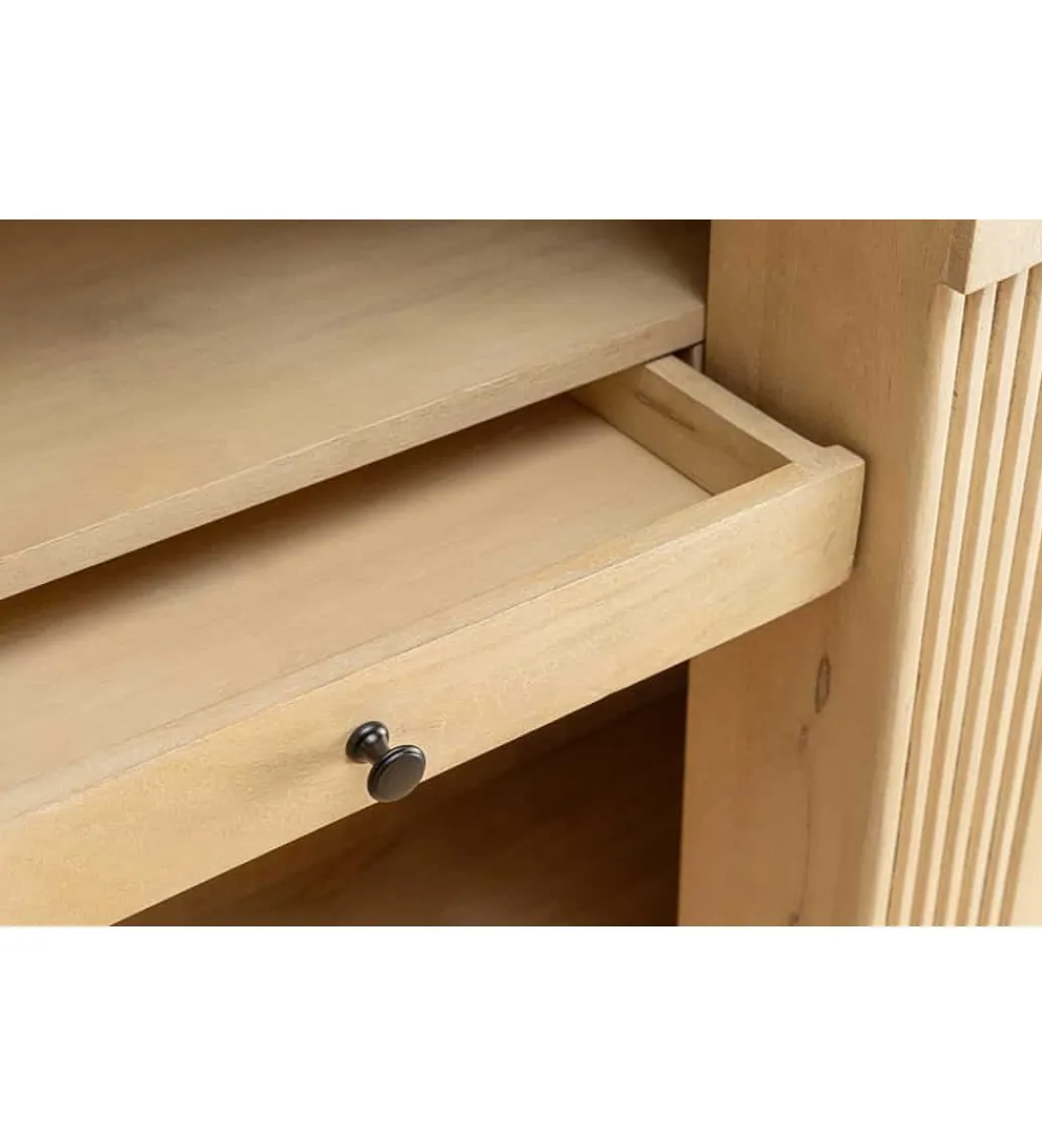 Barek TORINGU 95 cm bielone drewno mango*Invicta Interior Clearance