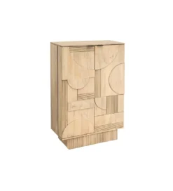 Barek TORINGU 95 cm bielone drewno mango*Invicta Interior Clearance