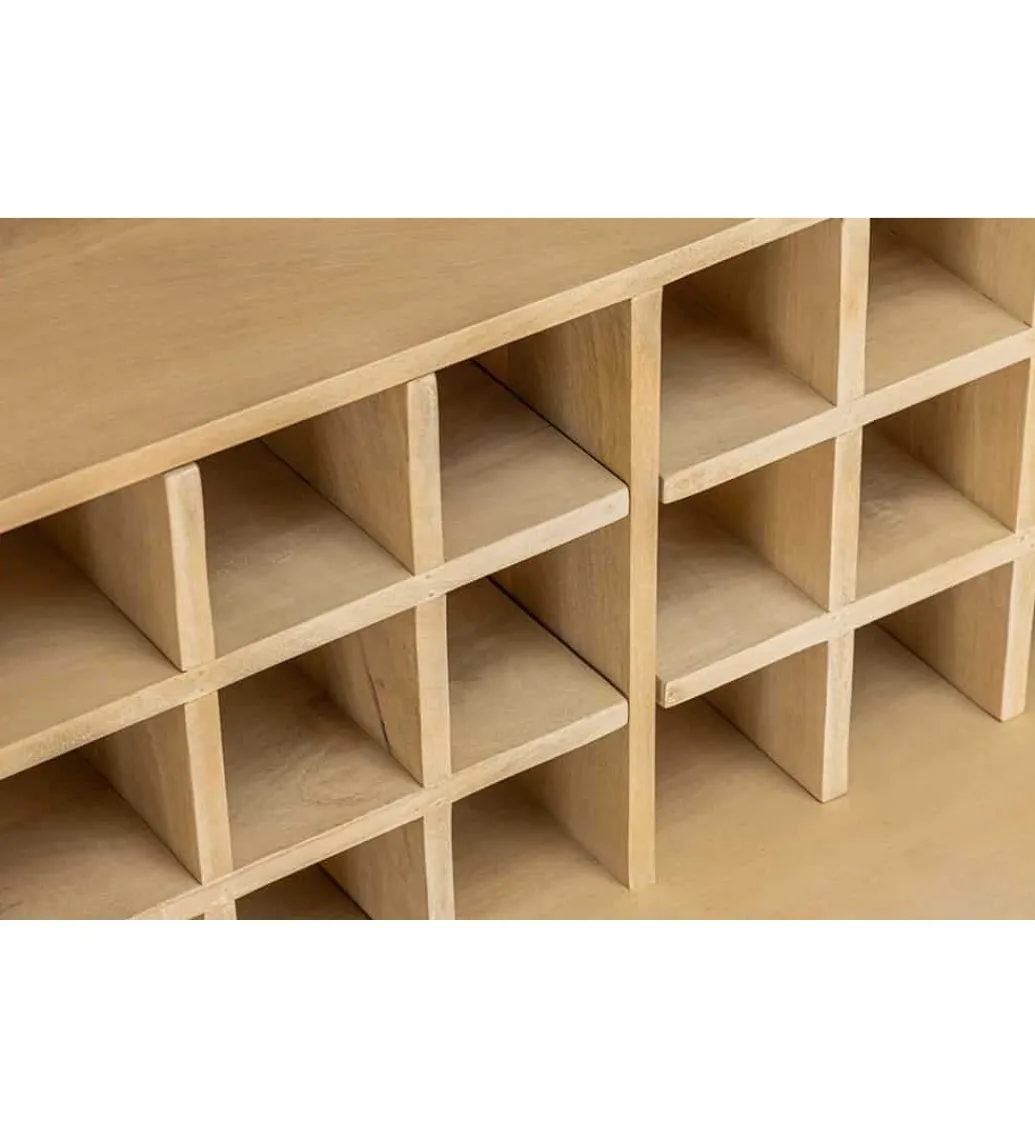 Barek TORINGU 95 cm bielone drewno mango*Invicta Interior Clearance