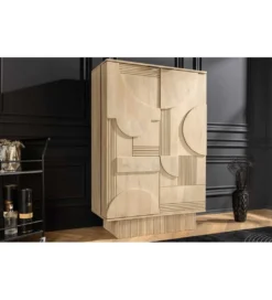 Barek TORINGU 95 cm bielone drewno mango*Invicta Interior Clearance