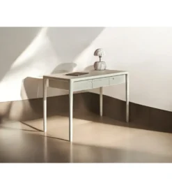 Biurko ARES 120 cm drewno mango biel*Imeri Best