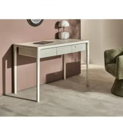 Biurko ARES 120 cm drewno mango biel*Imeri Best