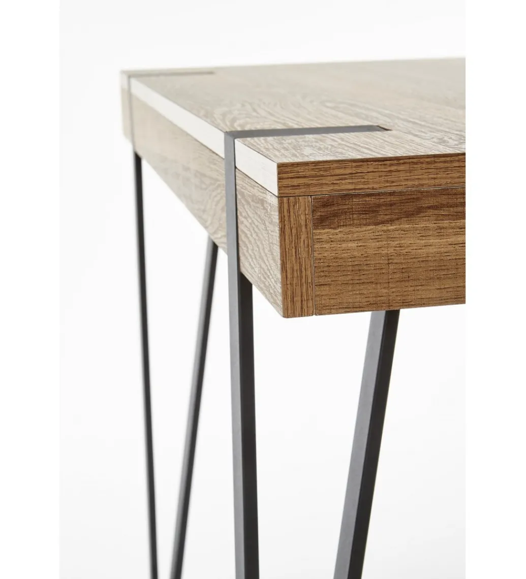 Biurko AVANTI 110 cm w kolorze orzech miodowy*Halmar Sale