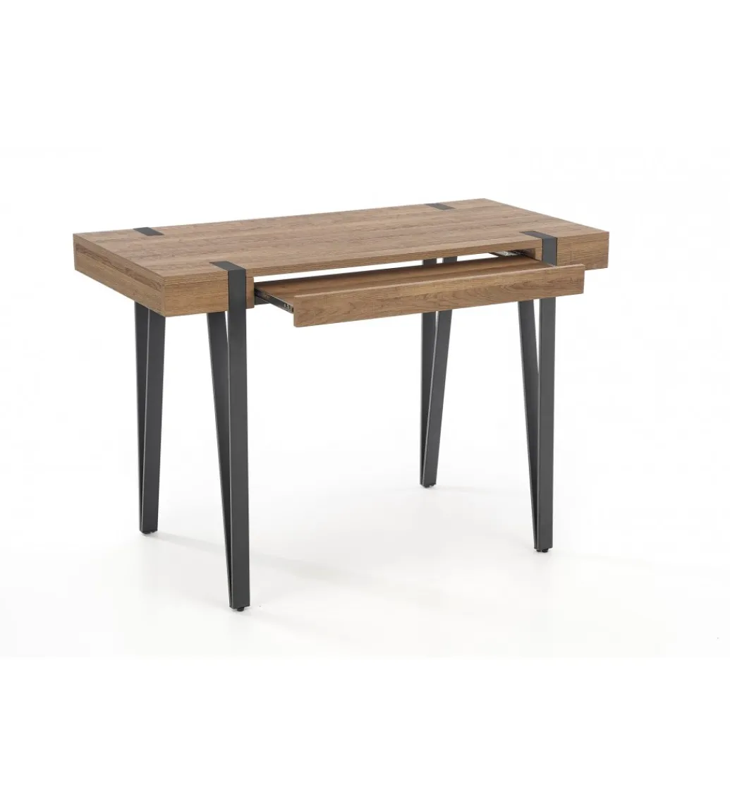 Biurko AVANTI 110 cm w kolorze orzech miodowy*Halmar Sale