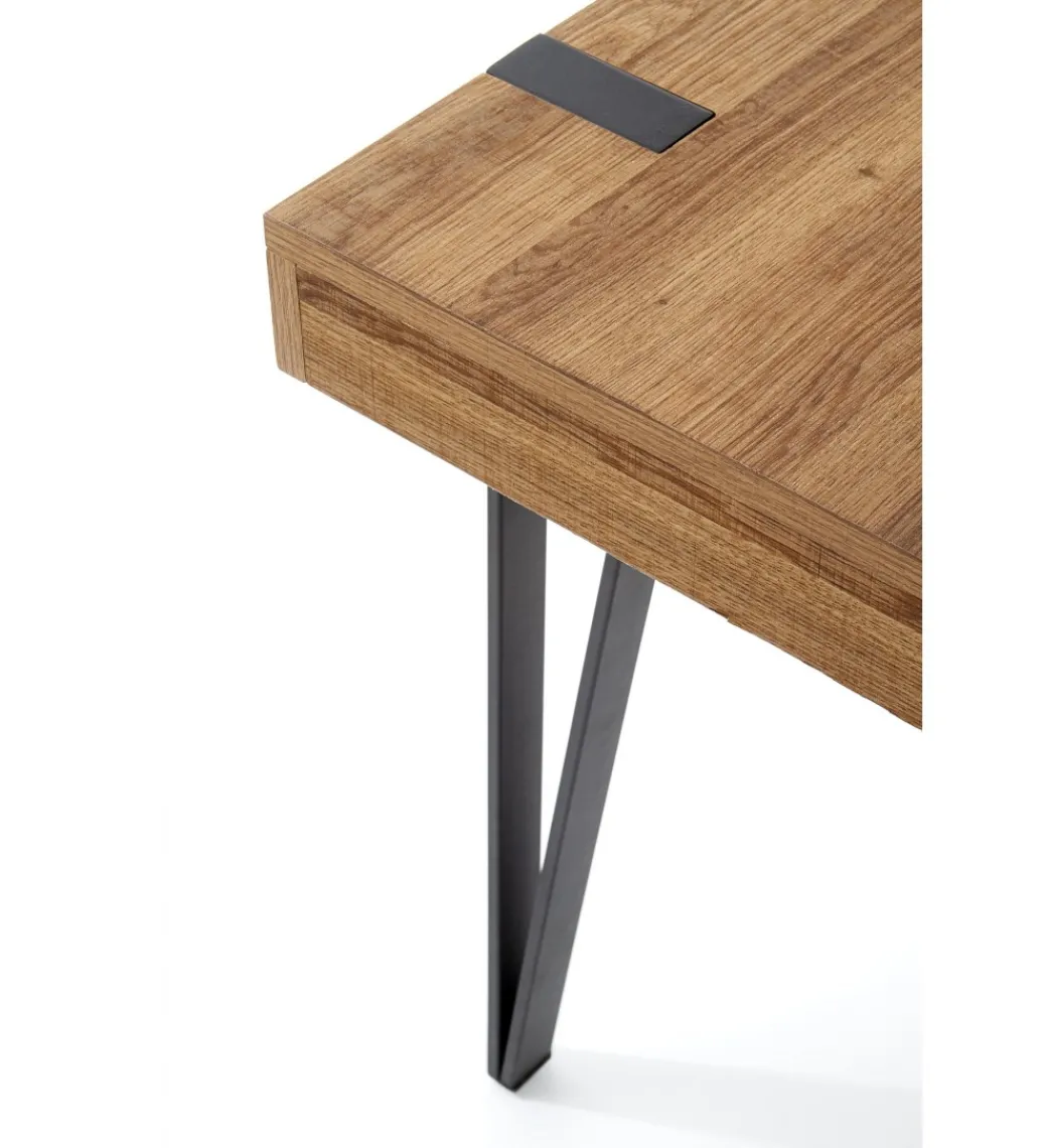 Biurko AVANTI 110 cm w kolorze orzech miodowy*Halmar Sale