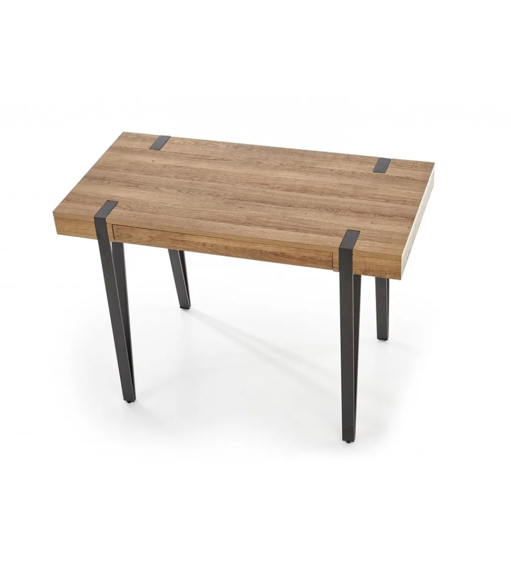 Biurko AVANTI 110 cm w kolorze orzech miodowy*Halmar Sale
