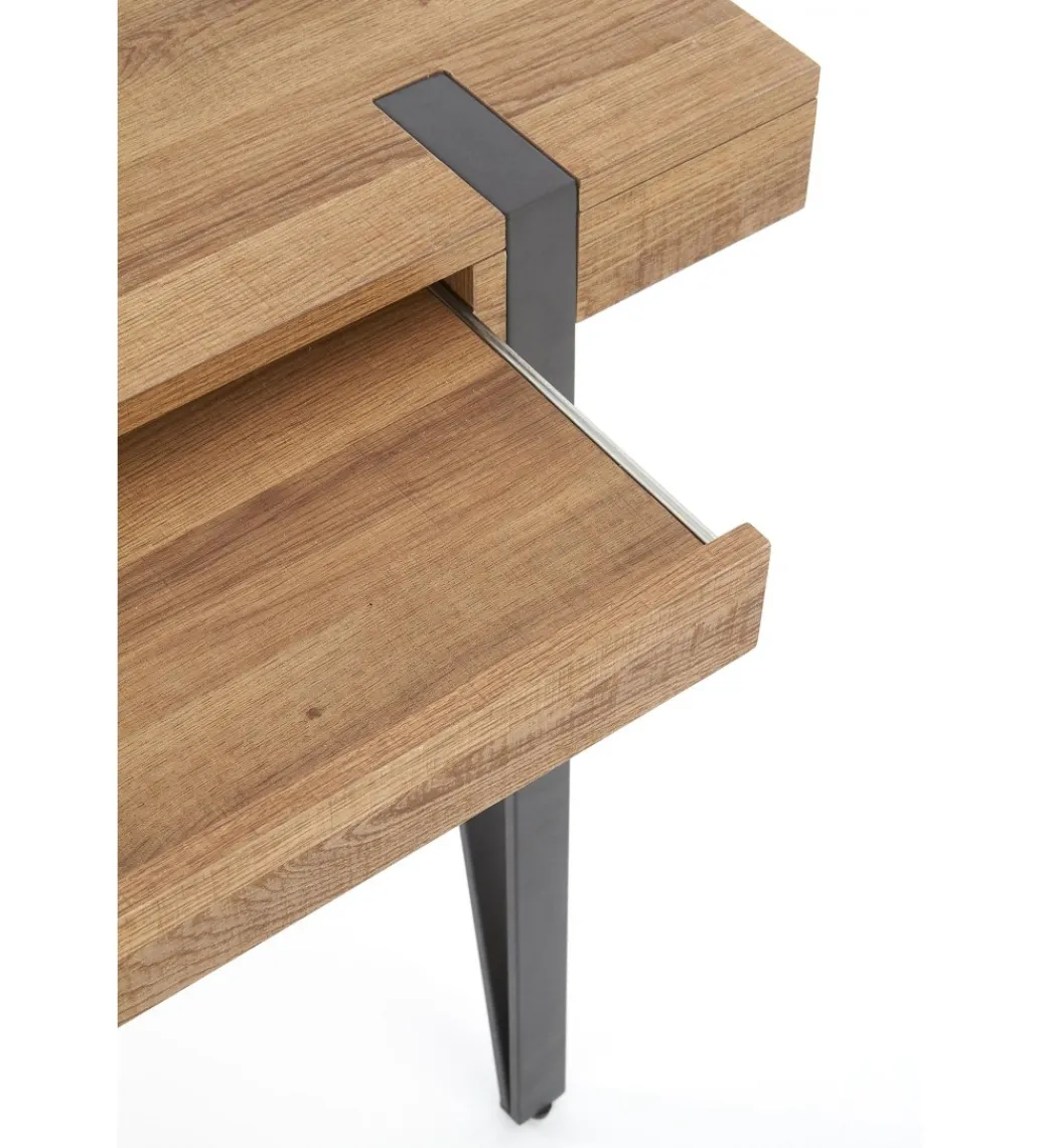 Biurko AVANTI 110 cm w kolorze orzech miodowy*Halmar Sale