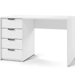 Biurko BAROLD 120 - 140 cm biały*ELTAP New