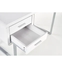 Biurko B30 120 cm biały chrom*Halmar Outlet