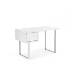 Biurko B30 120 cm biały chrom*Halmar Outlet